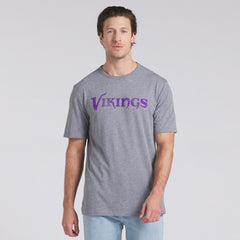 Fanatics Minnesota Vikings Pass Rush Tri-Blend T-Shirt Heather Gray