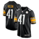 Nike Payton Wilson Pittsburgh Steelers Game Jersey Black