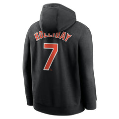 Jackson Holliday Baltimore Orioles Nike Player Name & Number Club Fleece Pullover Hoodie - Black - Nike Discount