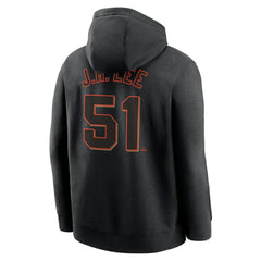 Jung Hoo Lee San Francisco Giants Nike Player Name & Number Club Pullover Hoodie - Black - Nike on Sale