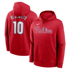 J.T. Realmuto Philadelphia Phillies Nike Player Name & Number Club Pullover Hoodie - Red - Nike Discount