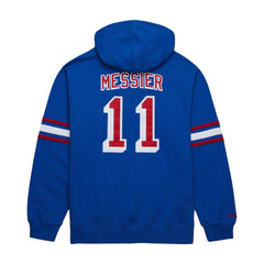 Mark Messier New York Rangers Mitchell & Ness Name & Number Premium Pullover Hoodie - Blue - NHL 201644218