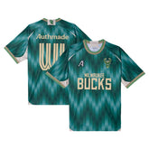 Milwaukee Bucks Authmade x NBA Soccer Kit Fashion Jersey Green