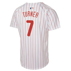 Trea Turner Philadelphia Phillies Nike Youth Home Game Player Jersey - White - Nike Online