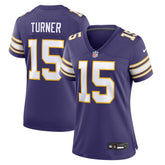 Nike Dallas Turner Minnesota Vikings Women's Alternate Game Jersey Purple