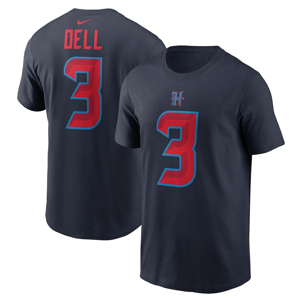 Nike Tank Dell Houston Texans Name & Number T-Shirt Navy