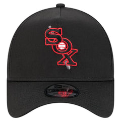 Chicago White Sox New Era Tonal Pop 9FORTY A-Frame Adjustable Hat - Black - New Era Sale