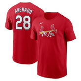 Nolan Arenado St. Louis Cardinals Nike 2024 City Connect Fuse Name & Number T-Shirt - Red - Nike Lifestyle