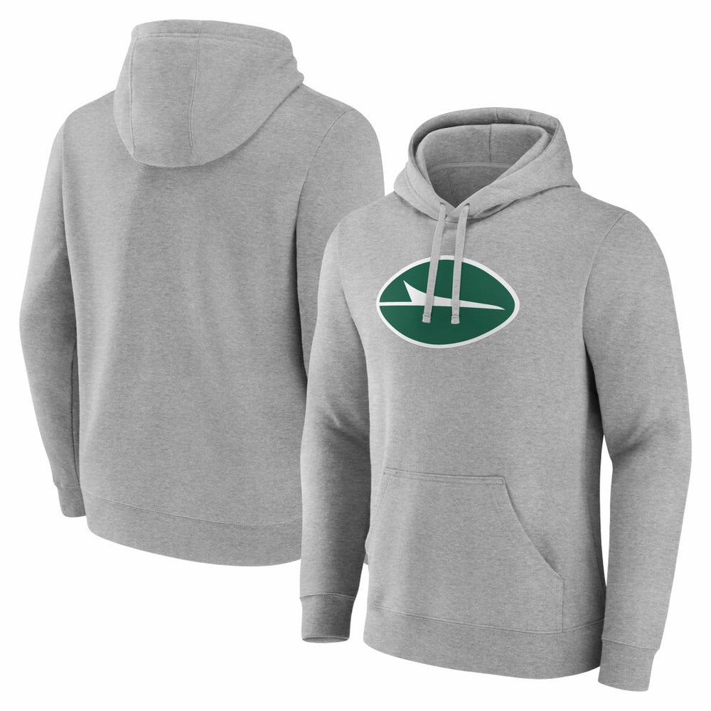 Fanatics New York Jets Deliver Fleece Pullover Hoodie Heather Gray