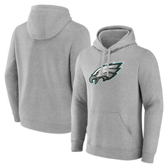 Fanatics Philadelphia Eagles Deliver Fleece Pullover Hoodie Heather Gray