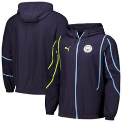 Manchester City 2024/25 Pre-Match Anthem dryCELL Full-Zip Hoodie Jacket Navy - Puma outlet