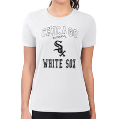 Chicago White Sox G-III 4Her by Carl Banks Women's Super-Slim Fit Lightweight Team Logo Graphic T-Shirt - White - MLB on Sale