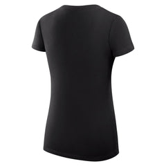 Cincinnati Reds G-III 4Her by Carl Banks Women's Super-Slim Fit Lightweight Team Logo Graphic V-Neck T-Shirt - Black - MLB Discount