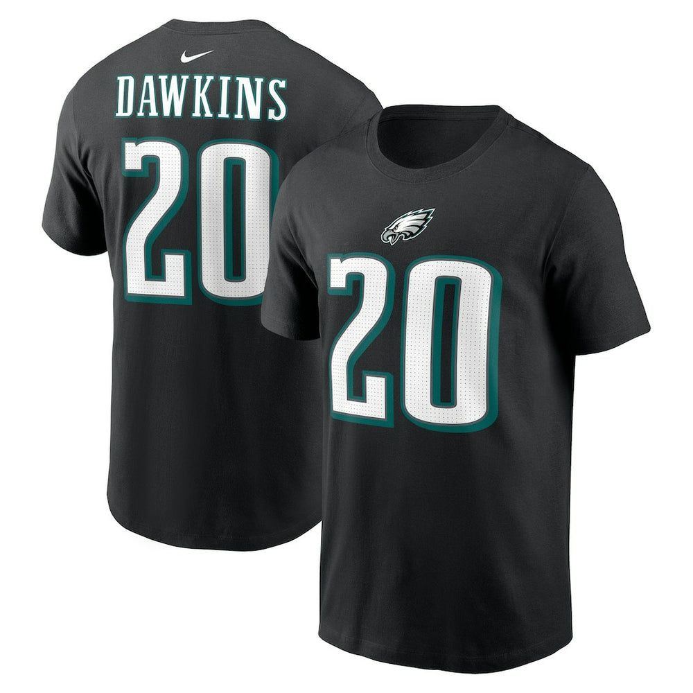 Nike Brian Dawkins Philadelphia Eagles Retired Player Name & Number T-Shirt Black