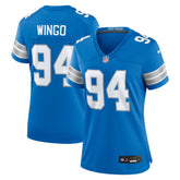 Nike Mekhi Wingo Detroit Lions Women's Team Game Jersey Blue