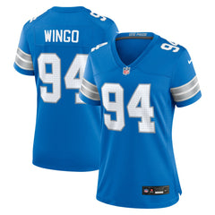 Nike Mekhi Wingo Detroit Lions Women's Team Game Jersey Blue