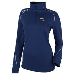 Houston Astros Columbia Women's Cooperstown Collection Shotgun 2.0 Omni-Wick Quarter-Zip Top - Navy - Columbia Discount