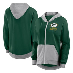 Fanatics Green Bay Packers Women's Hit It Full-Zip Hoodie Green