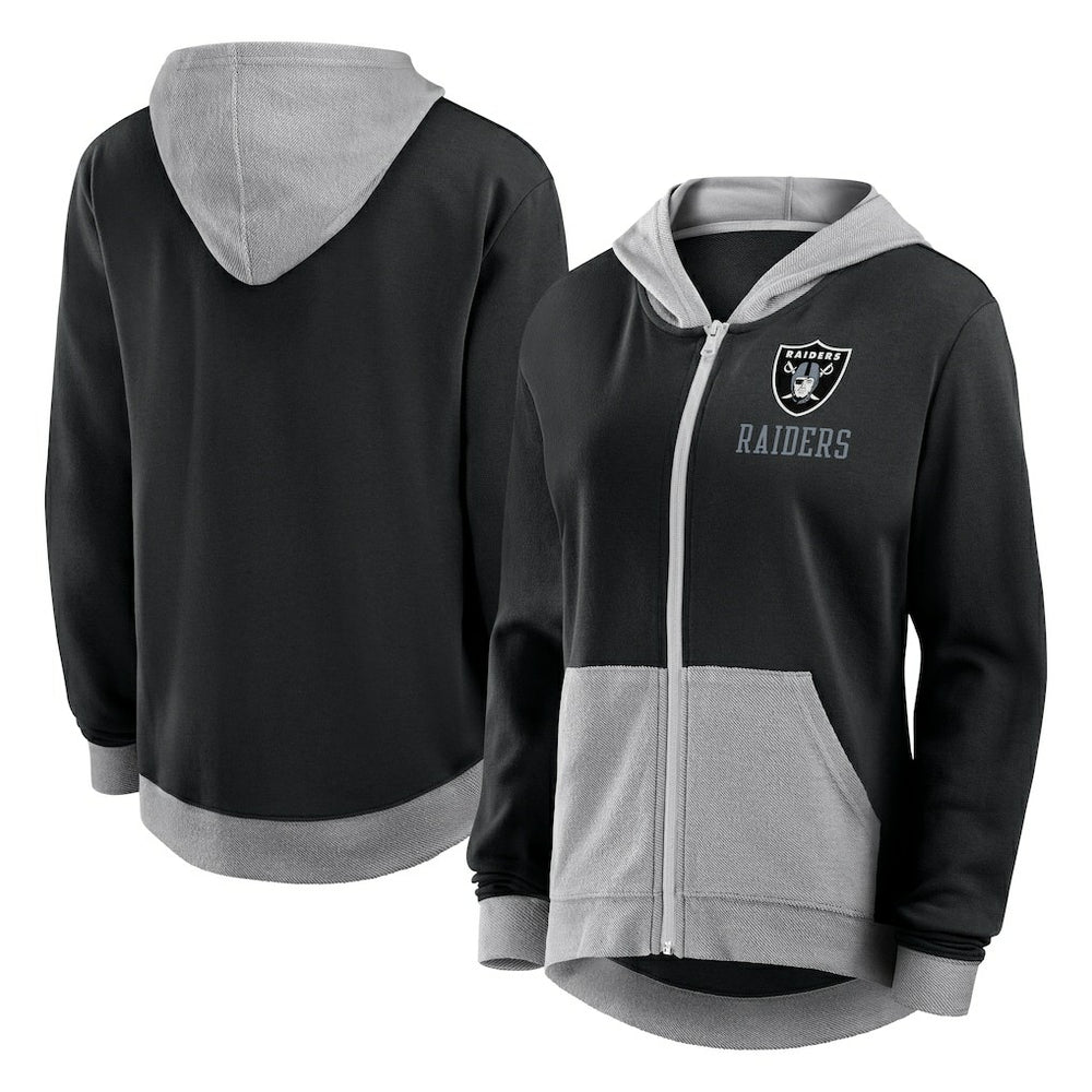 Fanatics Las Vegas Raiders Women's Hit It Full-Zip Hoodie Black