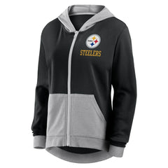 Fanatics Pittsburgh Steelers Women's Hit It Full-Zip Hoodie Black