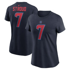 Nike C.J. Stroud Houston Texans Women's Player Name & Number T-Shirt Navy