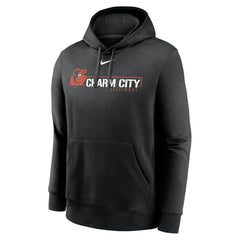 Baltimore Orioles Nike Local Club Pullover Hoodie - Black - Nike on Sale