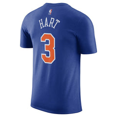 Josh Hart New York Knicks Icon Edition Name & Number T-Shirt Blue | Nike Near Me
