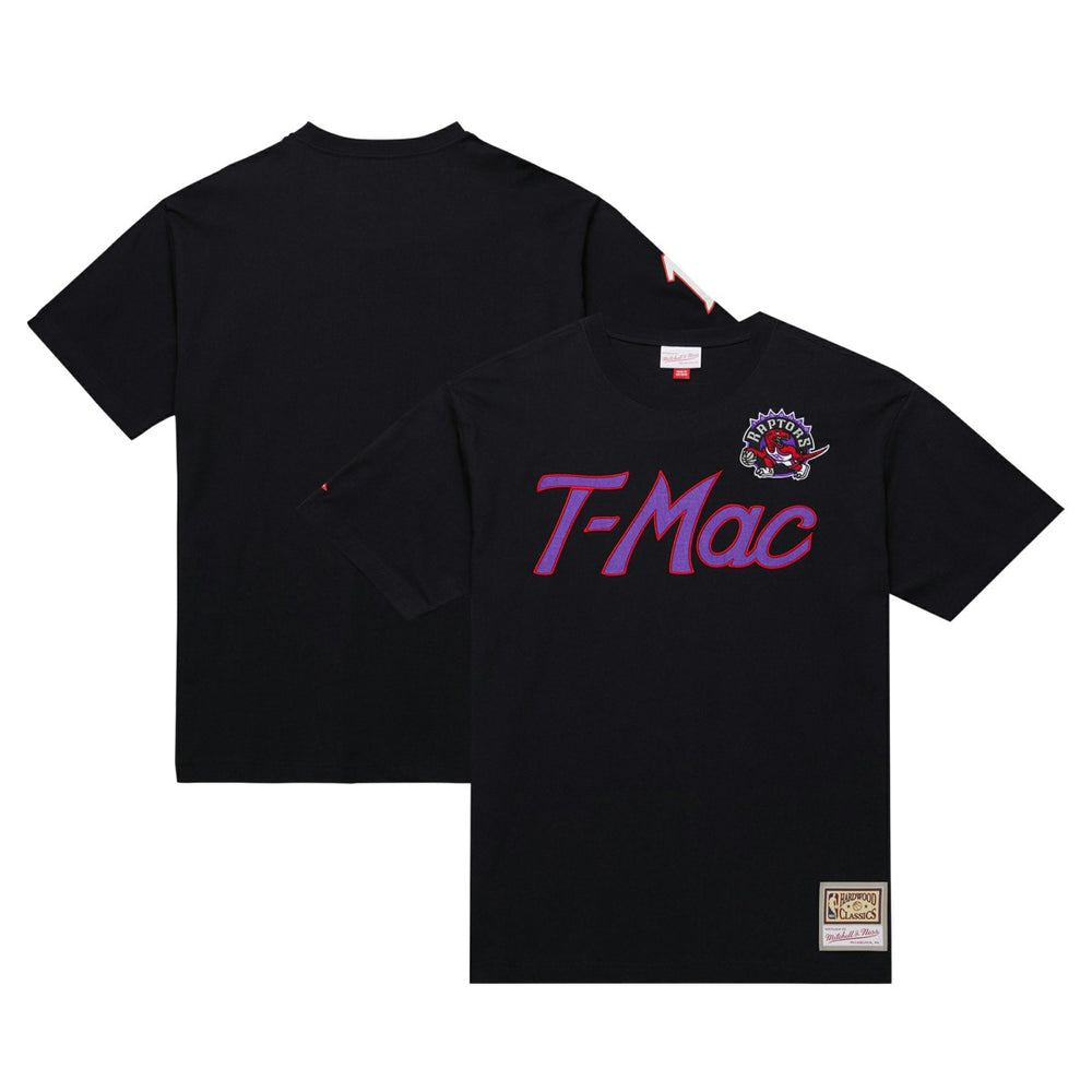 Tracy McGrady Toronto Raptors Premium Nickname T-Shirt Black | Mitchell & Ness outlet