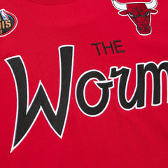 Dennis Rodman Chicago Bulls Premium Nickname T-Shirt for sale Red | Mitchell & Ness for sale