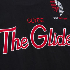 Clyde Drexler Portland Trail Blazers Premium Nickname T-Shirt Black | Mitchell & Ness online