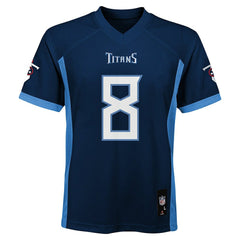 Will Levis Tennessee Titans Youth Replica Player Jersey Navy