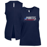 Pittsburgh Pirates Levelwear Women's Paisley Independence Aviation Tank Top - Navy - MLB on Sale