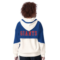 New York Giants Starter Women's Scrimmage Full-Zip Hoodie White