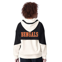 Cincinnati Bengals Starter Women's Scrimmage Full-Zip Hoodie White
