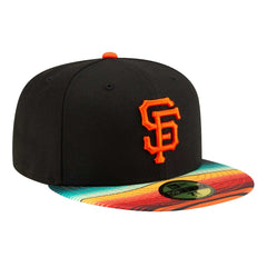 San Francisco Giants New Era Turn Back The Clock 59FIFTY Fitted Hat - Black - New Era Discount