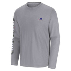 Buffalo Bills Oasis Endzone Lux Long Sleeve T-Shirt Gray