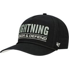 Tampa Bay Lightning '47 OHT Military Appreciation Homeland Honor and Defend Hitch Adjustable Hat - Black - NHL 201673143