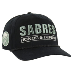 Buffalo Sabres '47 OHT Military Appreciation Homeland Honor and Defend Hitch Adjustable Hat - Black - NHL 201673146