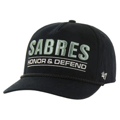 Buffalo Sabres '47 OHT Military Appreciation Homeland Honor and Defend Hitch Adjustable Hat - Black - NHL 201673146