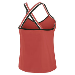 Atlanta Falcons WEAR by Erin Andrews Women's Cross Strap Tri-Blend Tank Top Red