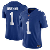 Nike Malik Nabers New York Giants Vapor F.U.S.E. Limited Jersey Royal