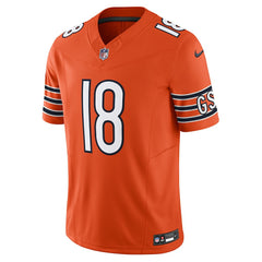 Nike Caleb Williams Chicago Bears Vapor F.U.S.E. Limited Jersey Orange