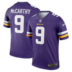 Nike J.J. McCarthy Minnesota Vikings Legend Player Performance Top Purple