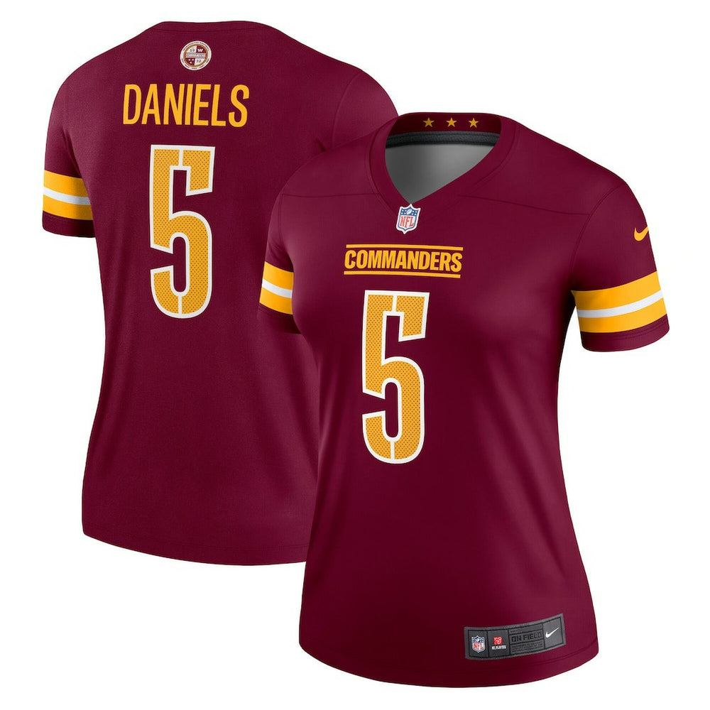 Nike Jayden Daniels Washington Commanders Women's Legend Player Performance Top Burgundy