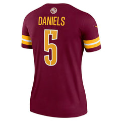 Nike Jayden Daniels Washington Commanders Women's Legend Player Performance Top Burgundy