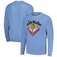 St. Louis Cardinals MLB x Guy Fieri’s Flavortown Unisex Tri-Blend Pullover Sweatshirt - Light Blue - MLB Discount