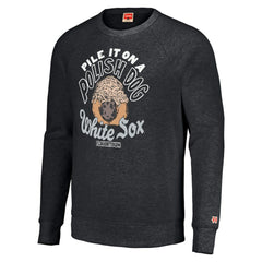 Chicago White Sox MLB x Guy Fieri’s Flavortown Unisex Tri-Blend Pullover Sweatshirt - Charcoal - MLB Lifestyle