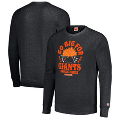 San Francisco Giants MLB x Guy Fieri’s Flavortown Unisex Tri-Blend Pullover Sweatshirt - Charcoal - MLB Lifestyle