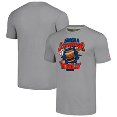 Philadelphia Phillies MLB x Guy Fieri’s Flavortown Unisex Tri-Blend T-Shirt - Gray - MLB on Sale