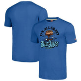 Toronto Blue Jays MLB x Guy Fieri’s Flavortown Unisex Tri-Blend T-Shirt - Royal - MLB Lifestyle
